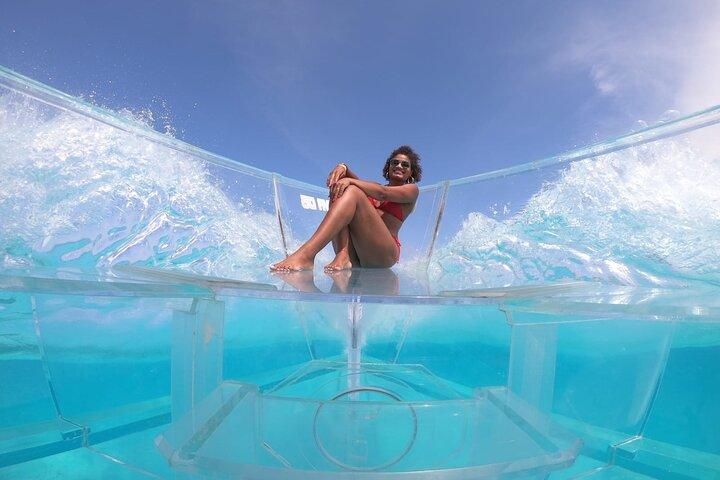 Cancun Clear Boat Tour with Panoramic Caribbean Views
