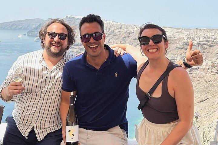 Santorini Wine Abundance : 4 Wineries & Greek Lunch