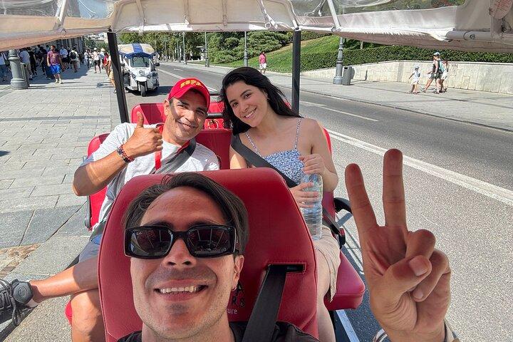 Tour Madrid in 2 hours! Electric Tuk - Fast, Fun, and Exclusive