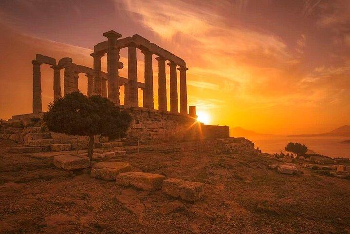 Cape Sounio and Temple Poseidon Tour with Swimming