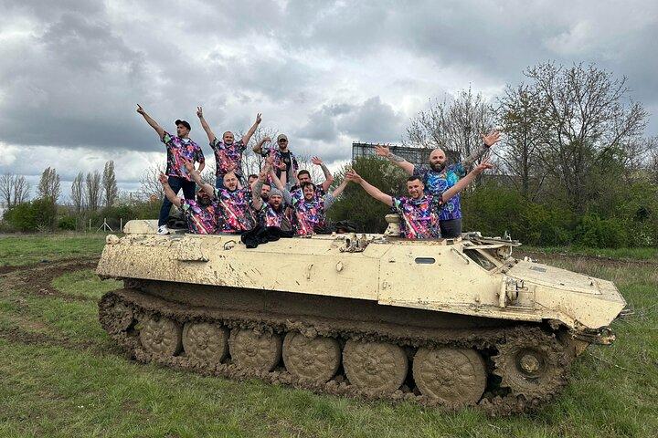 MTLB Tank Driving Budapest Experience