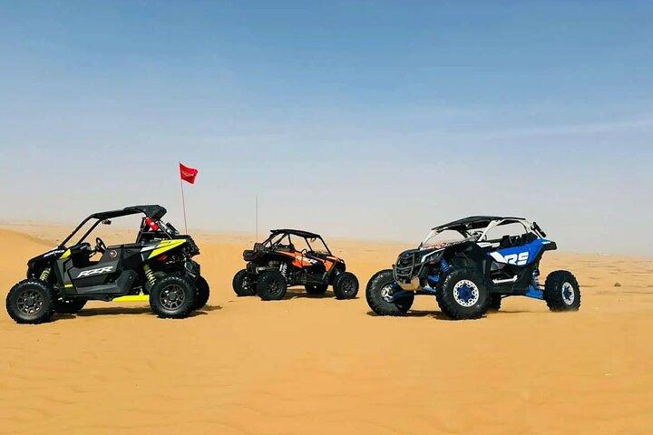 Morning Desert Safari With Buggy Ride and Sandboarding in Dubai