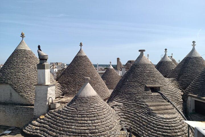 From Ostuni : Alberobello, Locorot, Ostuni, guided tour & Brunch