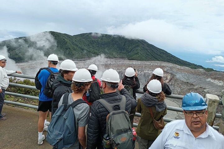 Coffee Farm Experience & visit Poas Volcano crater from San José