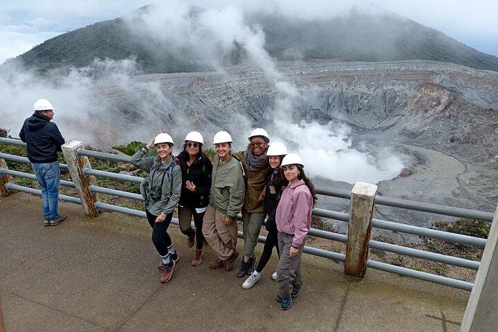 Coffee Farm Experience & visit Poas Volcano crater from San José