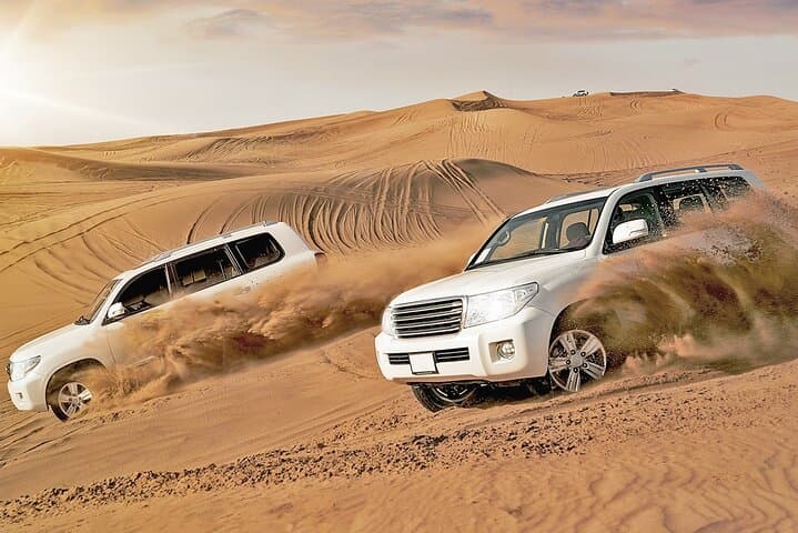 Dubai Desert Red Dune Half-Day Safari Adventure and BBQ Dinner