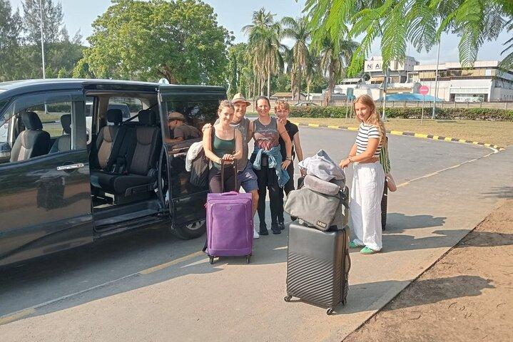 From Mombasa Airport: Diani transfer in a minivan (5 pax)