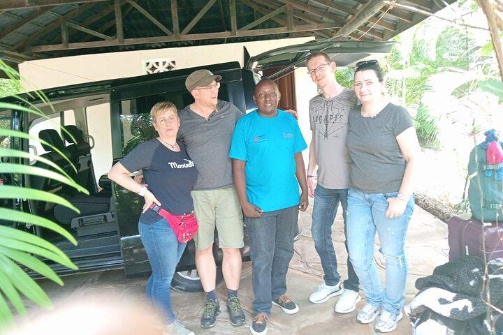 From Mombasa Airport: Diani transfer in a minivan (5 pax)