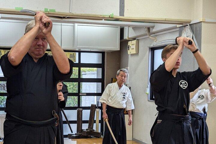 Samurai Sword Training with a Dan Master in Shinjuku, Tokyo