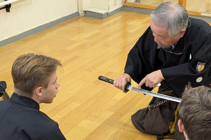 Samurai Sword Training with a Dan Master in Shinjuku, Tokyo