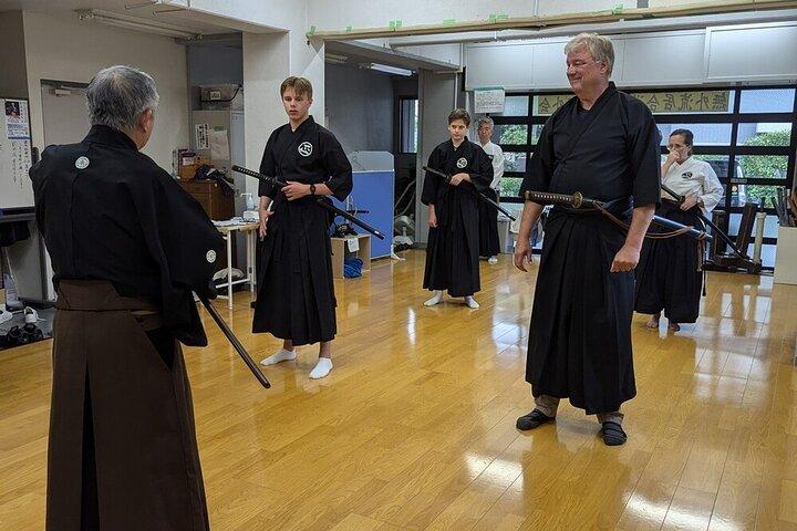 Samurai Sword Training with a Dan Master in Shinjuku, Tokyo