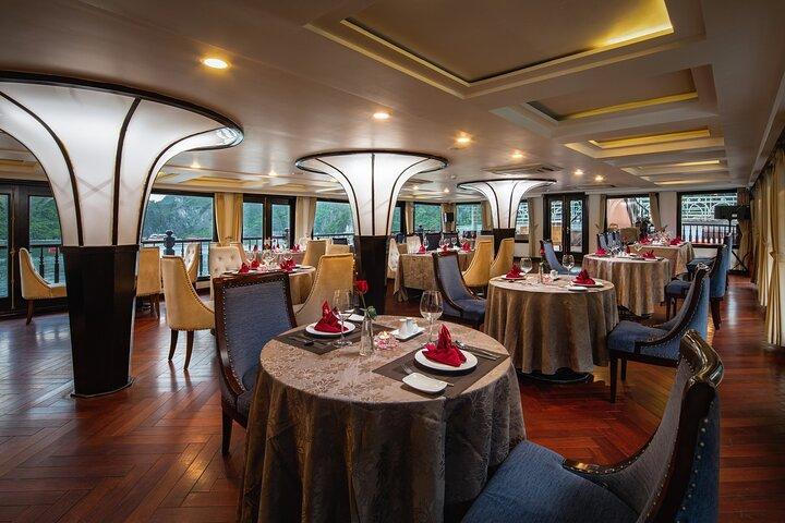 From Hanoi: Alisa Luxury Cruise 5-Star Journey Explore Halong Bay