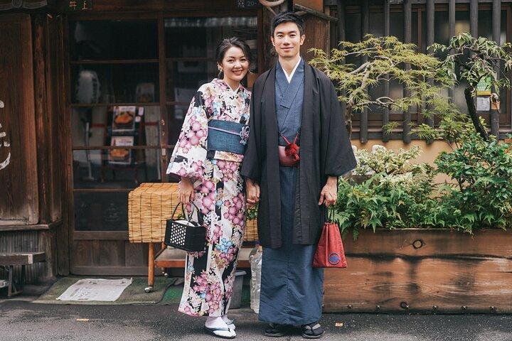 Tokyo Authentic Kimono Rental in Asakusa with Photography Option