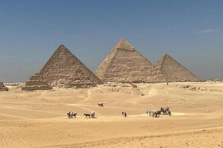 Tour to Pyramids and The Grand Museum (GEM)from Cairo
