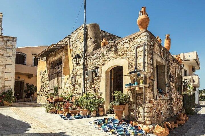 From Rethymno:Arkadi Monaster Margarite village and Melidoni Cave