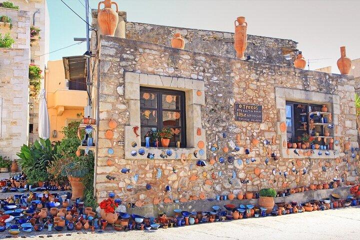 From Chania Areas Trip to Arkadi Margarite and Rethymno City Tour