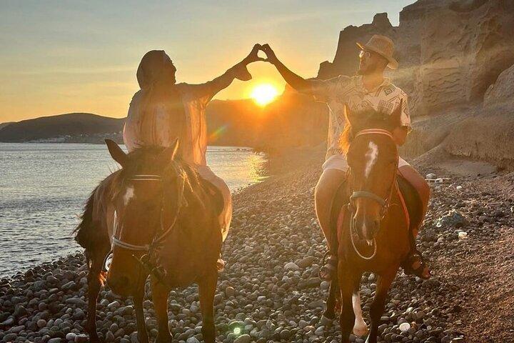 Santorini Horse Riding, Wine Tasting and Authentic Tapas Tour