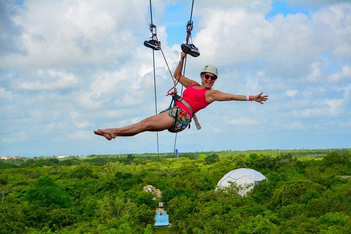 Punta Cana: Zip Line Adventure with Adrenaline half day tour