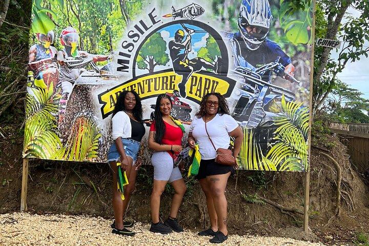 ATV Jungle Ride, Zipline and Ricks Cafe from Montego Bay