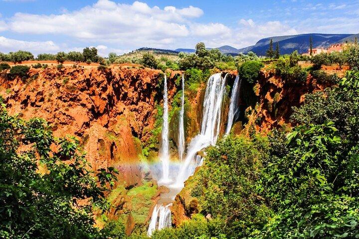 Explore Ouzoud waterfalls Marrakech Guided Hike & Boat Experience