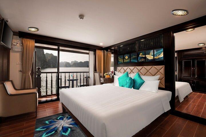 From Hanoi: Alisa Luxury Cruise 5-Star Journey Explore Halong Bay
