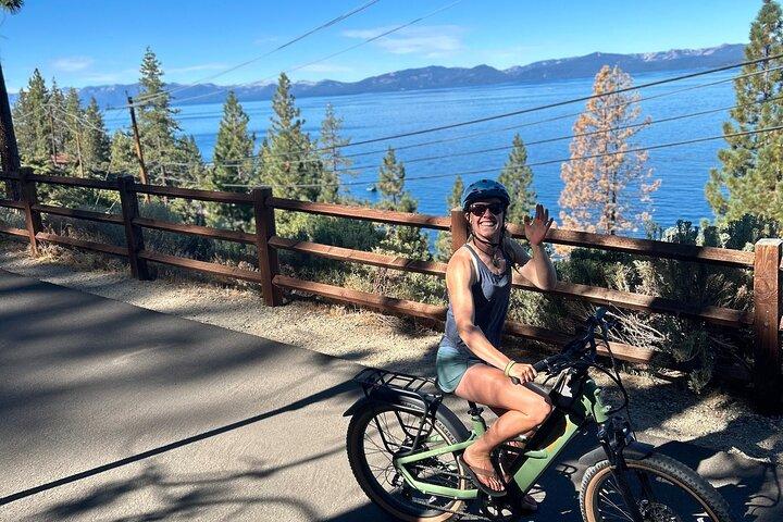 Self Guided E-Bike Tour on Lake Tahoe’s East Shore Bike Path