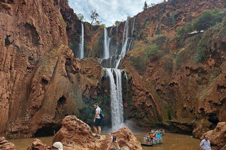 Explore Ouzoud waterfalls Marrakech Guided Hike & Boat Experience