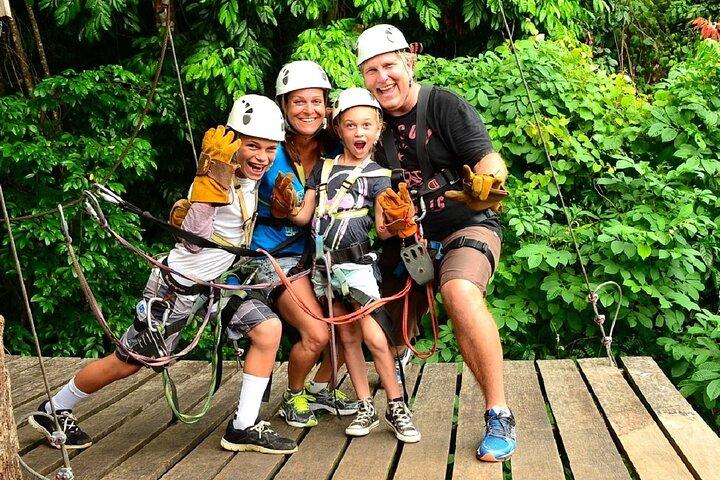 Zipline Adventure In The Rainforest