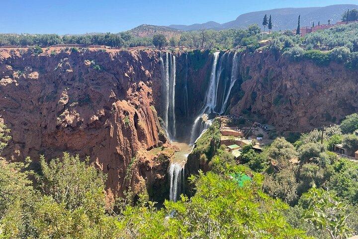 Explore Ouzoud waterfalls Marrakech Guided Hike & Boat Experience