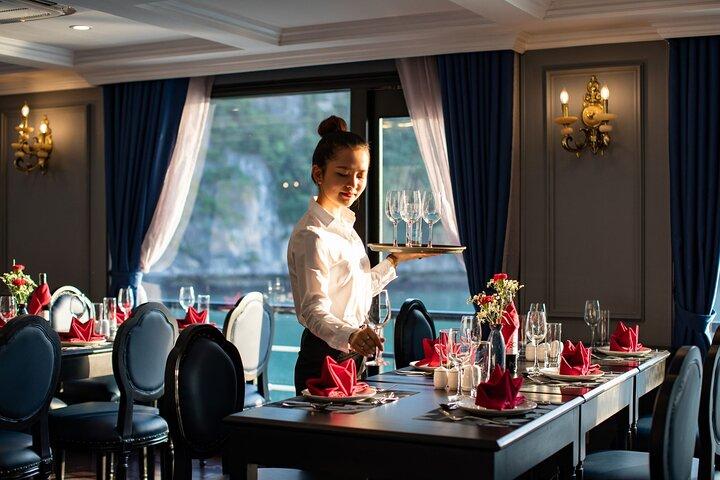 Rosy Cruise 5 Star Luxury Halong and Lan Ha Bay 2 Day 1 Night