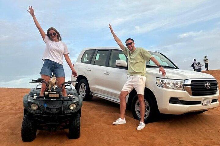 Dubai: Desert Safari, Quad Bike, Camel Ride, and Buffet Dinner