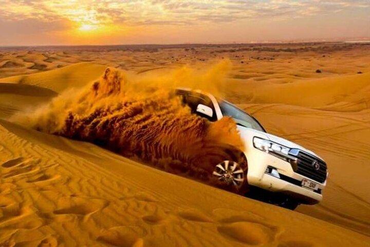 Dubai: Desert Safari, Quad Bike, Camel Ride, and Buffet Dinner