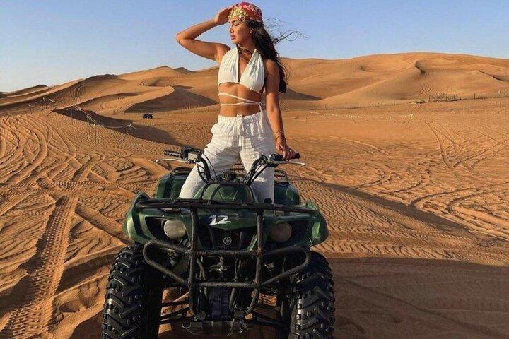 Dubai 4x4 Desert Safari, Quad Bike, Camel Ride & BBQ Dinner
