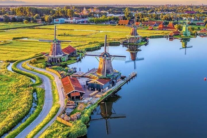 Windmills Country side tour Zaanse Schans-Cheesefactory-Volendam