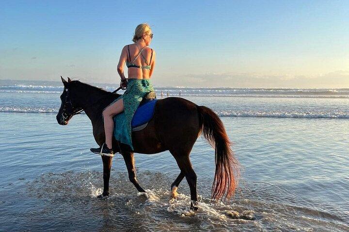 Bali Horse Riding seminyak beach Sunset Ride