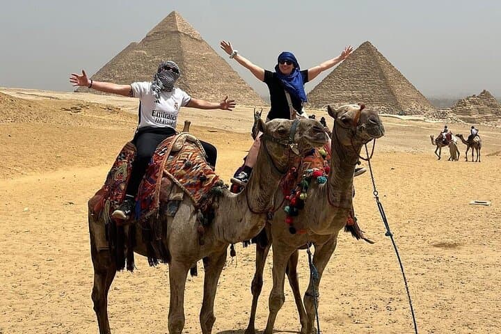 Private Giza Pyramids, Egyptian Museum, Sphinx Camel&Ride Lunch