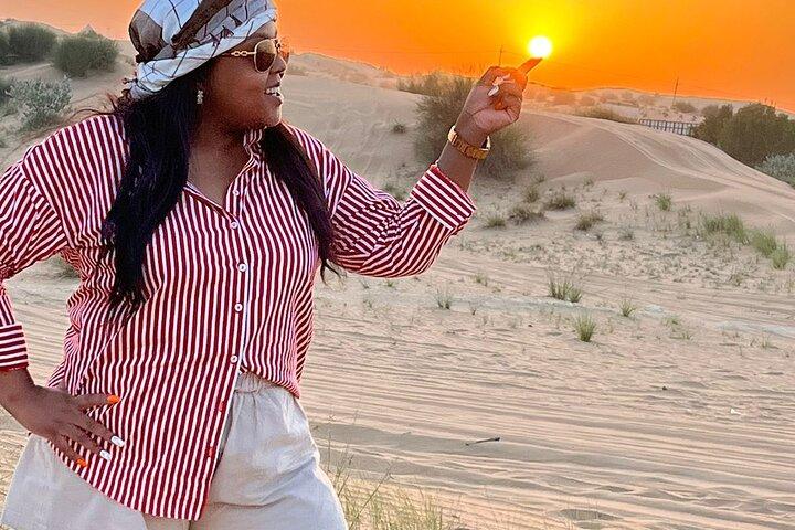 Morning Desert Safari +ATV including sand boarding camel riding