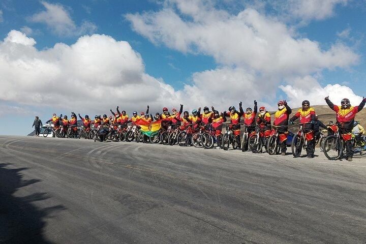 Cycling on the Road of Death Bolivia