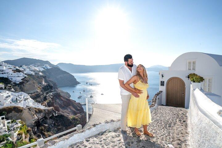 Santorini Photoshoot With Private Personal Photographer
