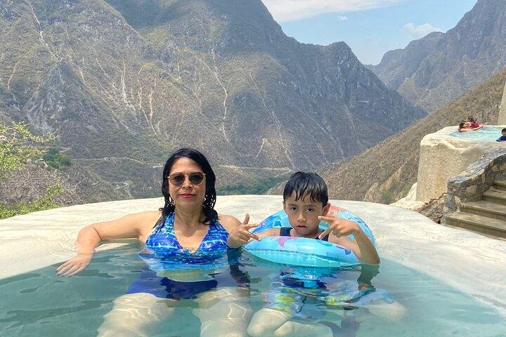Tolantongo hot springs from CDMX