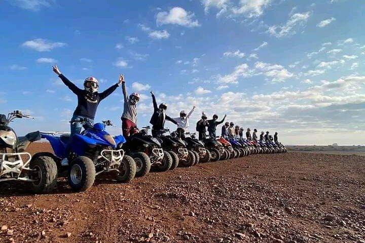 Experience camel ride in Marrakech Desert with ATV, Dinner, Show