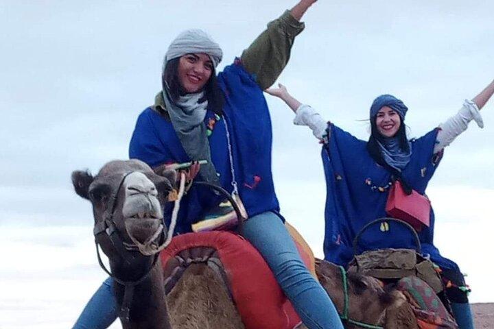 Experience camel ride in Marrakech Desert with ATV, Dinner, Show