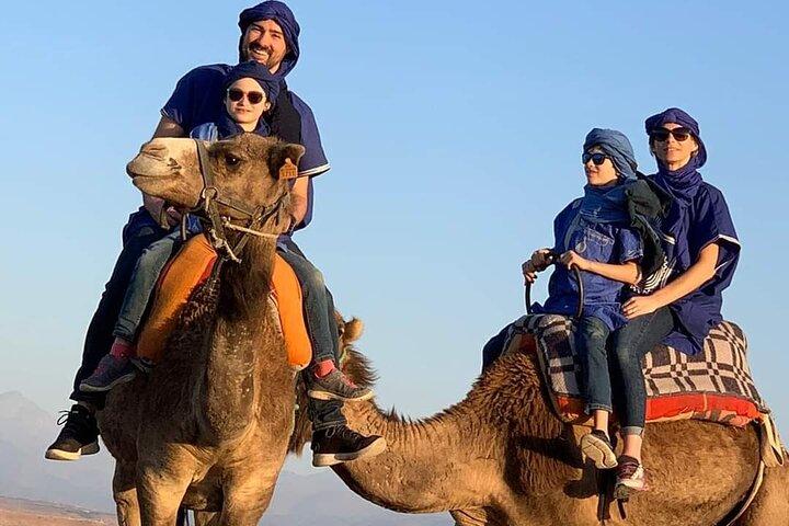 Experience camel ride in Marrakech Desert with ATV, Dinner, Show