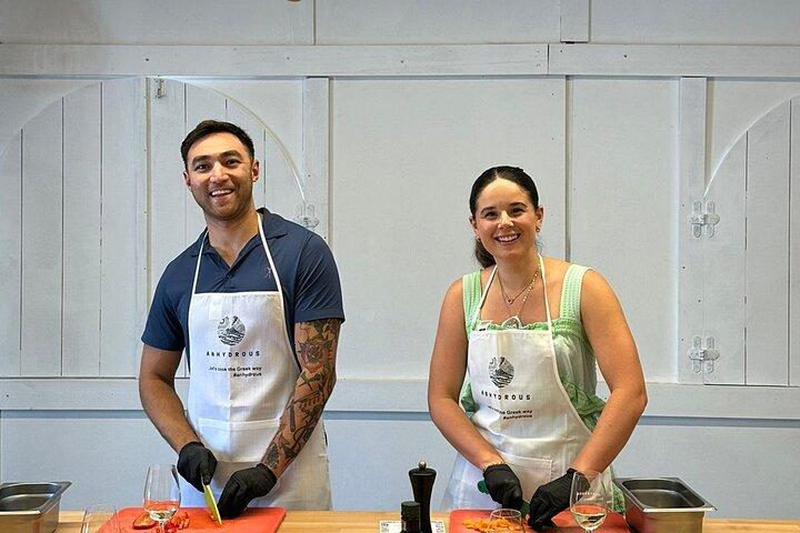 Santorini Cooking Class-2 Wineries: Special Honey Moon Experience