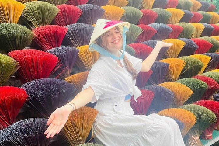 Incense Village, Hat & Lacquer Artisanal with Options From Hanoi