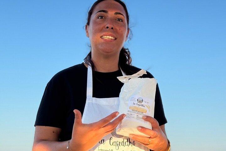 Pasta course in the farm with dinner and olive oil tasting