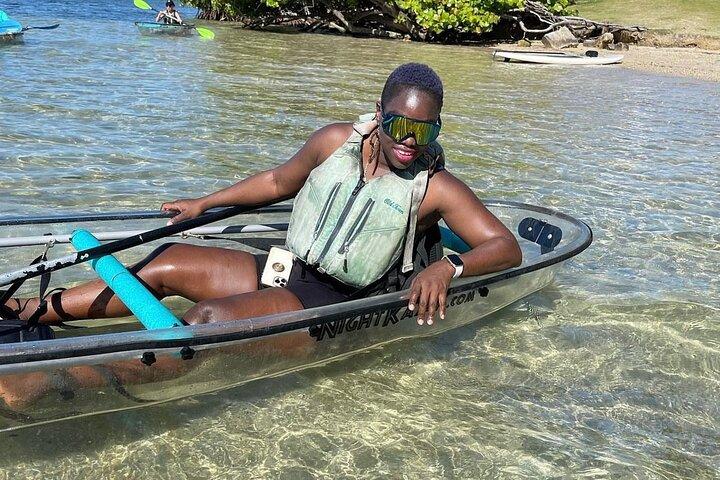 Clear Kayak Tour in Condado Lagoon