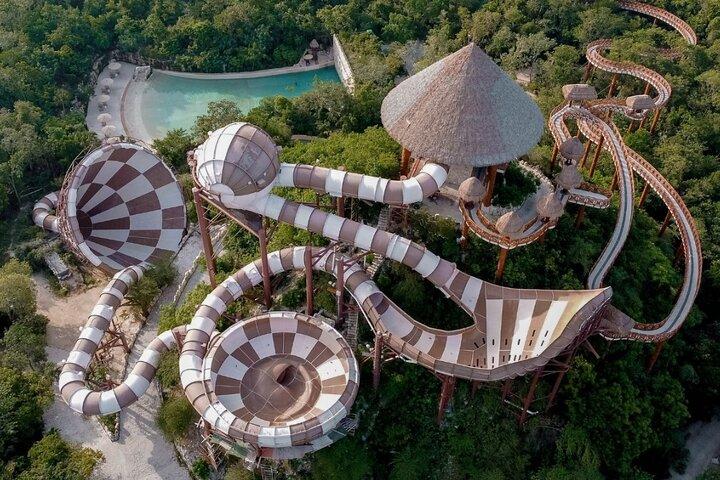 Xplor Fuego Tour,Wild Adrenalin, Round Transportation From Cancun