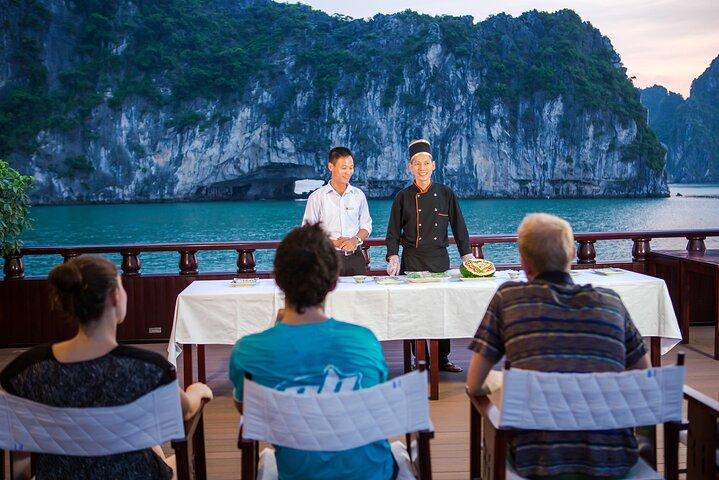2-Day Luxury Dragon Legend Cruise Explore Bai Tu Long Bay