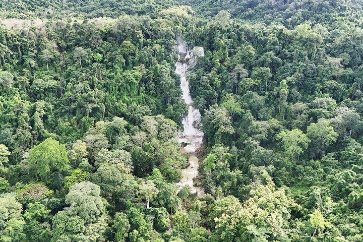Kuang Si Waterfall, Tree Top Cafe, Ziplining with Lunch